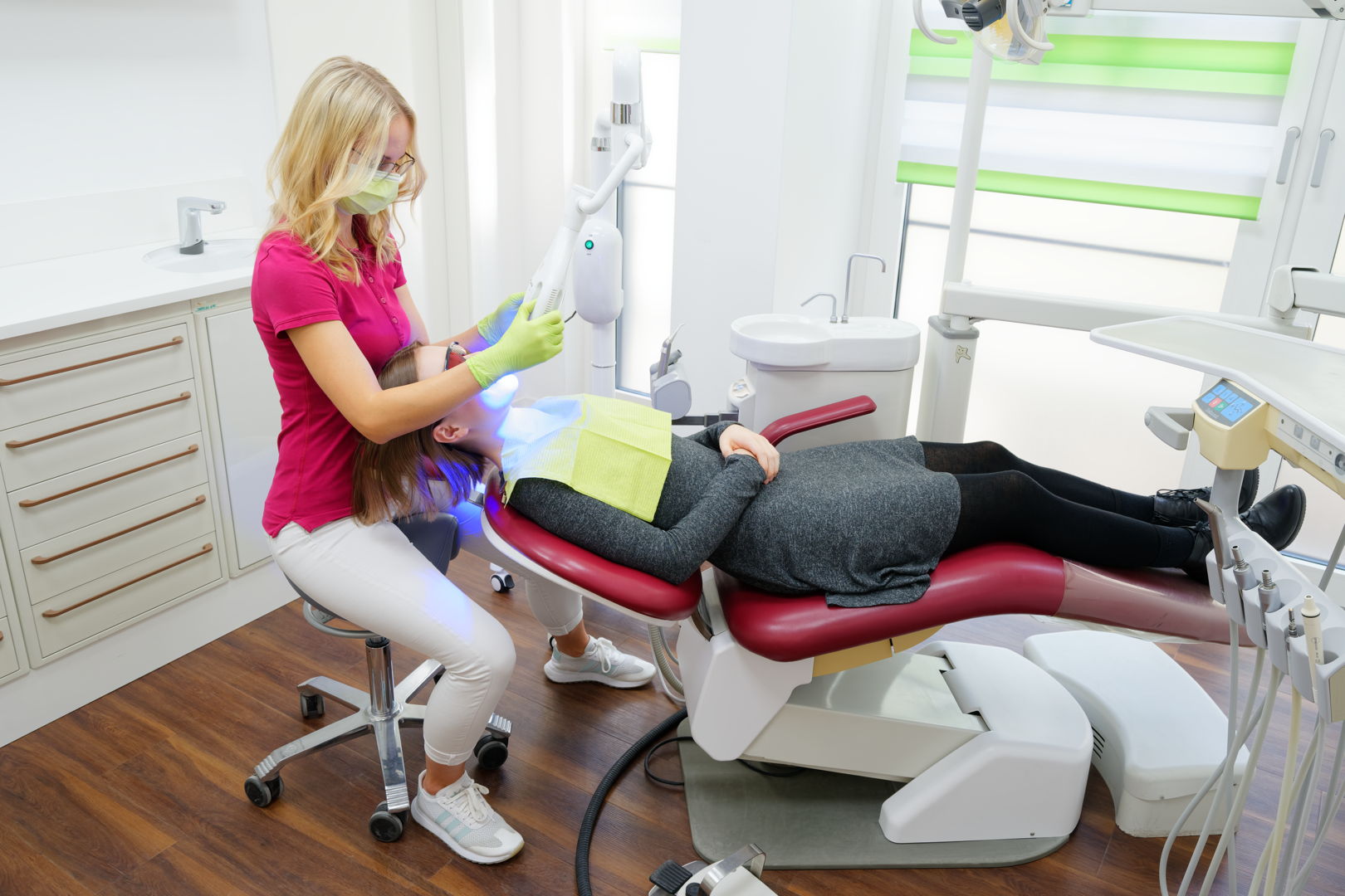 Bleaching Bleaching Behandlung